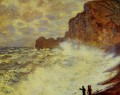 Clima tormentoso en Etretat Claude Monet